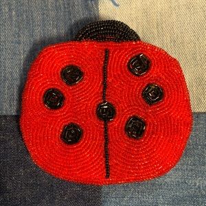Beaded Ladybug Coinpurse